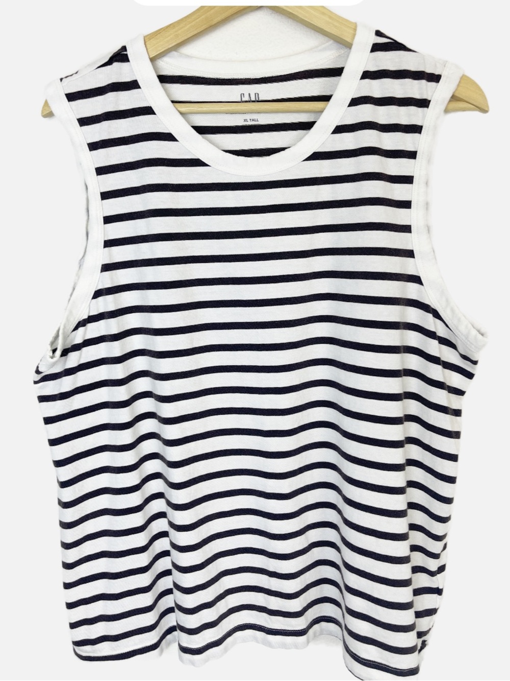 Gap Organic Cotton Striped Tank XL Tall